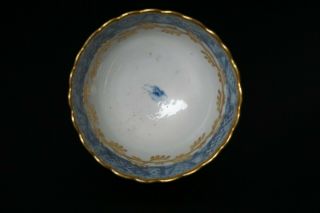 Chinese 18th Century Blue White Porcelain Tea Bowl Teabowl and Saucer 9