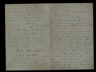 1st Massachusetts Heavy Artillery Civil War Letter - Attacks By Rebel Guerrillas