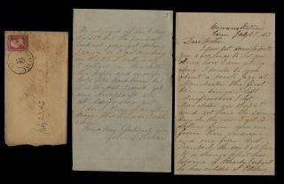 2nd Ohio Infantry (ovi) Civil War Letter From Cowan’s Station,  Tennessee