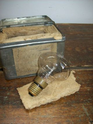Antique Early Light Bulb Carbon Arc