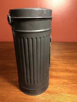 WW2 German Wehrmacht Gas Mask Cannister Container Box 3