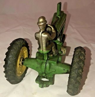 Arcade Antique John Deere Cast Iron Model A Toy Tractor paint RARE 11