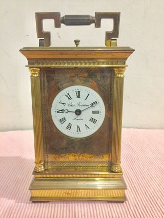 Large English Made Repeater Striking Carriage Clock By Charles Frodsham.