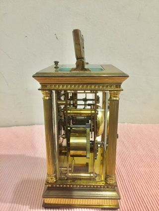 Large English Made Repeater Striking Carriage Clock By Charles Frodsham. 6