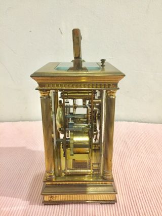 Large English Made Repeater Striking Carriage Clock By Charles Frodsham. 7