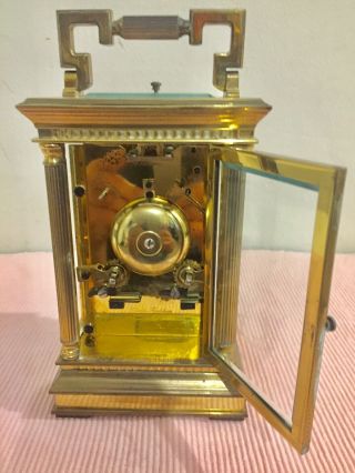 Large English Made Repeater Striking Carriage Clock By Charles Frodsham. 9