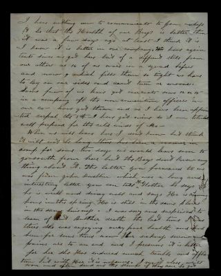 39th Ohio Infantry CIVIL WAR LETTER from Kansas City,  MO - Getting Ready for War 2