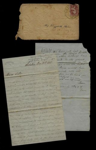 39th Ohio Infantry Civil War Letter - Terrific Content From Sedalia,  Missouri