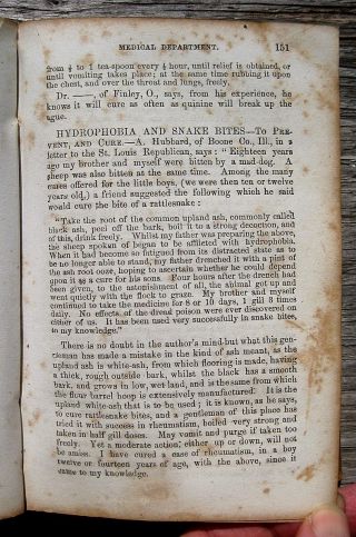 Civil War Antique Cookbook Farm Home Recipes Herbal Medical Bees Pioneer Beer 10