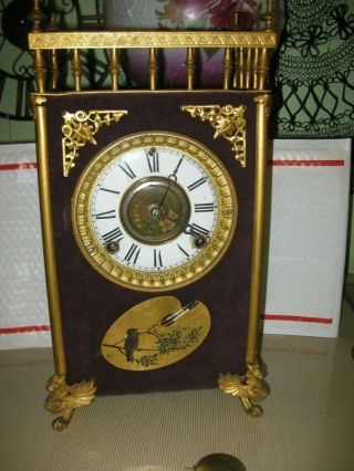 Ansonia Florentine 1 Plush Shelf Clock