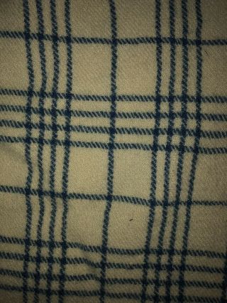 Civil War Era Late 1800s Wool Lightweight Blanket Handsewn Hems 6