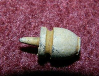 2 RARE Excavated Civil War Deane & Adams Dust Bin Bullets 36 Tranter & 44 Round 3