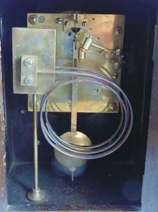 Antique Mahogany Chiming German Mantle Clock Winterhalder & Hofmeier SCH. ,  Key 8