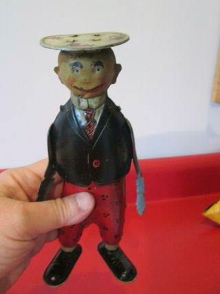 Antique Strauss - Boob Mc Nutt - Tin Wind Up Toy - - Great Paint