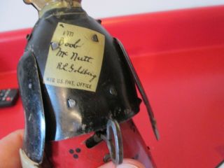 Antique STRAUSS - BOOB Mc NUTT - TIN WIND UP TOY - - Great Paint 3