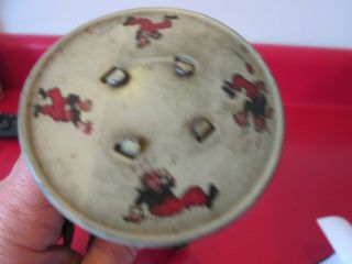 Antique STRAUSS - BOOB Mc NUTT - TIN WIND UP TOY - - Great Paint 5