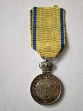 Sweden Silver Medal Of Order Of The Sword