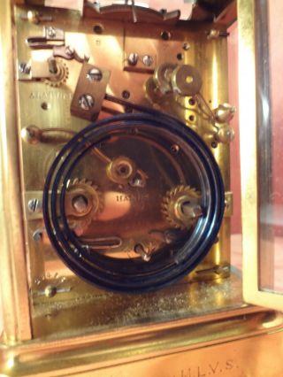 French Grande Sonnerie Carraige Clock Drocort Paris,  FNT 2