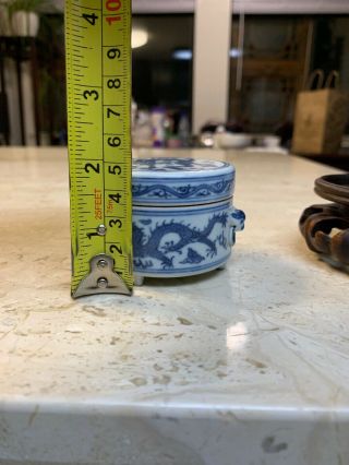 chinese antique porcelain Box WanLi Mark Ming China Asian 11