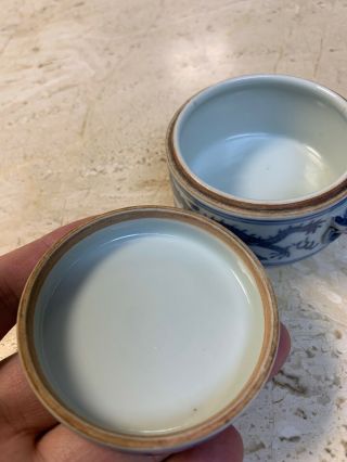 chinese antique porcelain Box WanLi Mark Ming China Asian 8