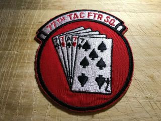 1950s/1960s? Air Force Patch - 77th Tactical Fighter Squadron - Usaf