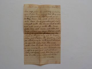 Civil War Confederate Letter 1864 Fight Virginia Horse Greensboro North Carolina