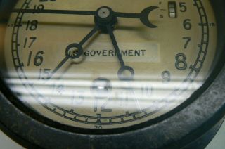 Vintage Chelsea Clock Co.  / U.  S.  Government / Boston 24 Hour 3