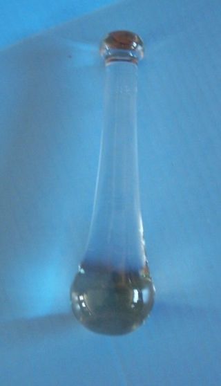 Vintage Or Antique Large Apothecary Pestle 8 " Glass Made In Usa 32