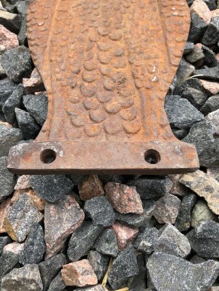 Authentic Vintage Rare Eagle Windmill Weight Old Cast Iron Farm 6