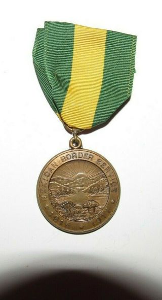 Pre - Wwi 1916 State Of Ohio Mexican Border Service Medal.