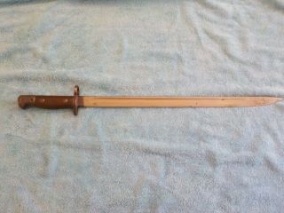 P 1907 British Enfield Bayonet Wwi Wsc Marked