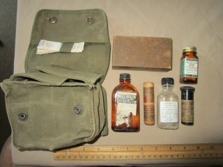 Wwii Us Army Usmc Jungle First Aid Kit With Contents