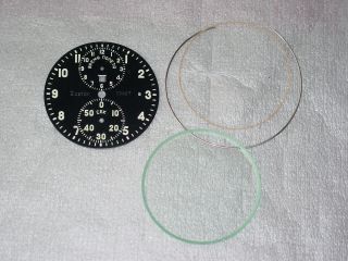 Dial Glass Spacer Hoop Ussr Military Airforce Aircraft Su / Mig Clock Achs - 1