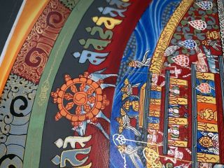 MasterPiece Handpainted Tibetan Kalachakra Mandala thangka Painting Chinese 6