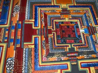 MasterPiece Handpainted Tibetan Kalachakra Mandala thangka Painting Chinese 7