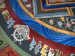 MasterPiece Handpainted Tibetan Kalachakra Mandala thangka Painting Chinese 8
