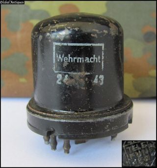 Wwii German Wehrmacht Luftwaffe Telefunken Radio Lamp Bal Dc11