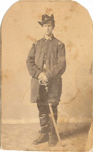 Cw Cdv: Capt.  Johnny Bockman,  111th York Volunteers