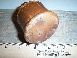 Vicksburg Civil War Dug relic Soldiers Camp Clay Pottery INK Bottle 2