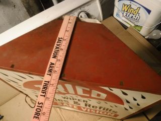 Vintage 50s 60s Trico LIGHTED SIGN Windshield Wiper Gas Oil Sign Service Station 7