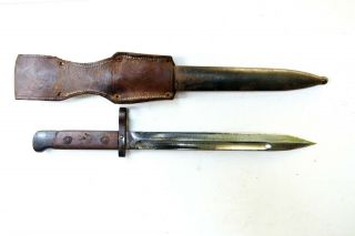 Antique Rare Ww1 Austrian M1895 Mannlicher Knife Bayo Atz For The Serbian Army