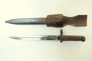 Antique RARE WW1 Austrian M1895 Mannlicher Knife Bayo ATZ for the Serbian Army 2