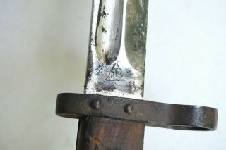 Antique RARE WW1 Austrian M1895 Mannlicher Knife Bayo ATZ for the Serbian Army 7