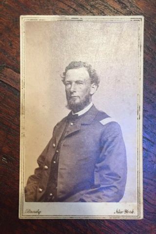 Cdv Of York Civil War Union Soldier By Brady’s Gallery—as Is