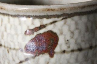 ST13 Japanese TATSUZO SHIMAOKA Living National Treasure Mashiko pair teacup 5