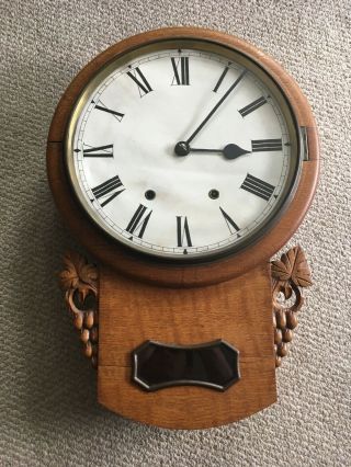 Antique Seth Thomas Anglo American Wall Clock John Smith Nottingham