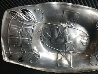 Archibald Knox Tudric Arts & Crafts Pewter Liberty Co.  Cake Tray Jugendstil Era 3