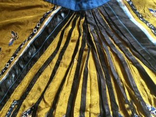 Chinese 19thc Festival Skirt Made For a High Ranking Mandatin 12