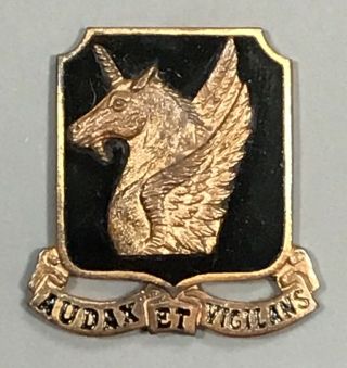 Wwii Army 317th Cavalry Regiment Dui Di Unit Crest Pb Meyer