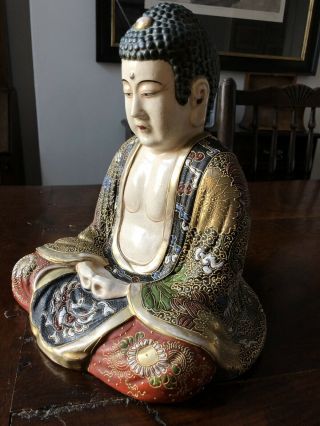 Antique Figure,  Buddha,  Satsuma,  Circa 1800’s